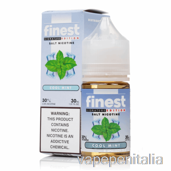 Penna Vape Cool Mint - La Migliore Edizione Esclusiva Di Sale Nic - 30 Ml 50 Mg